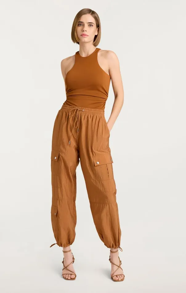 Women Nitsan Parachute Pant Bakedcookie Cinq Sept Pants