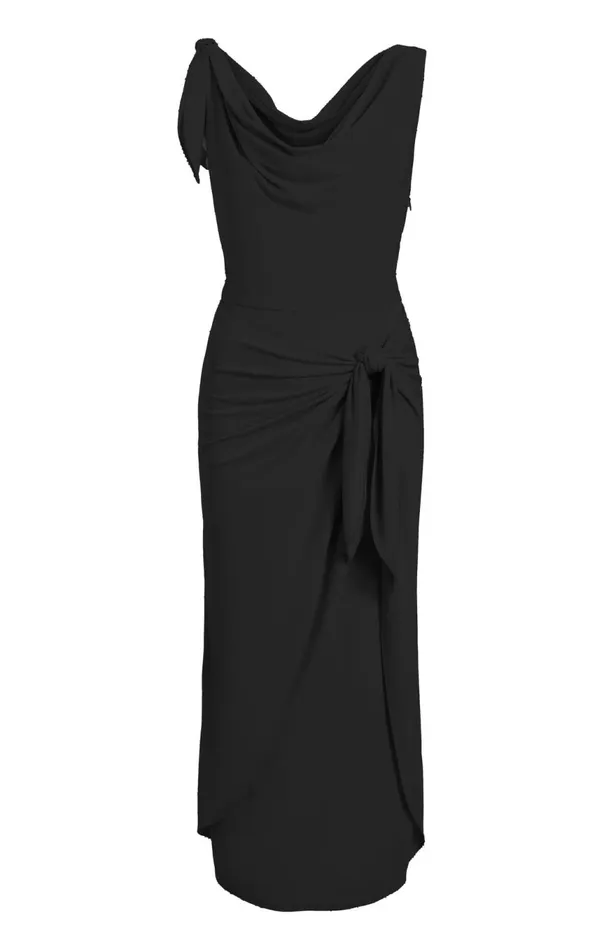 Women Odin Dress Black Cinq Sept Cocktail and Evening
