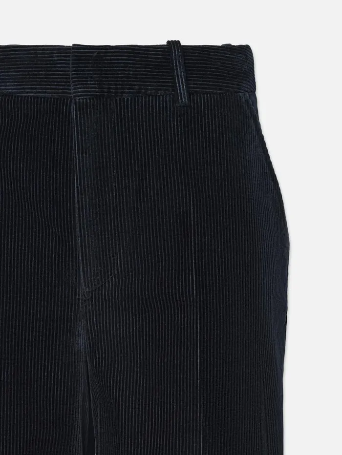 Women Pants FRAME Cropped Relaxed Corduroy Trouser 8212 Navy Women Pants FRAME Cropped Relaxed Corduroy Trouser 8212 Navy