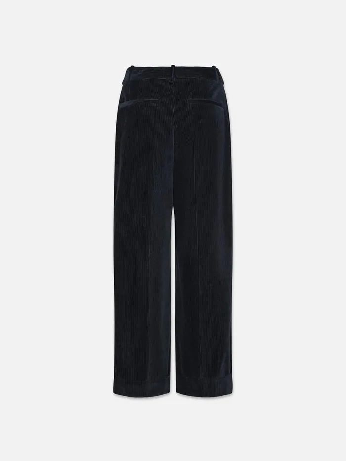 Women Pants FRAME Cropped Relaxed Corduroy Trouser 8212 Navy Women Pants FRAME Cropped Relaxed Corduroy Trouser 8212 Navy