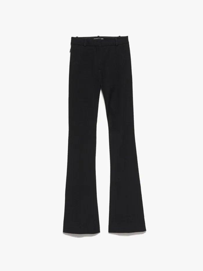 Women Pants FRAME Le High Flare Trouser 8212 Noir