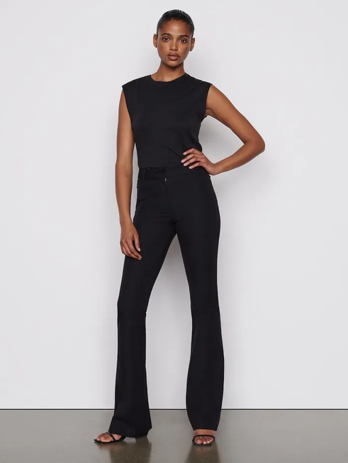 Women Pants FRAME Le High Flare Trouser 8212 Noir Women Pants FRAME Le High Flare Trouser 8212 Noir