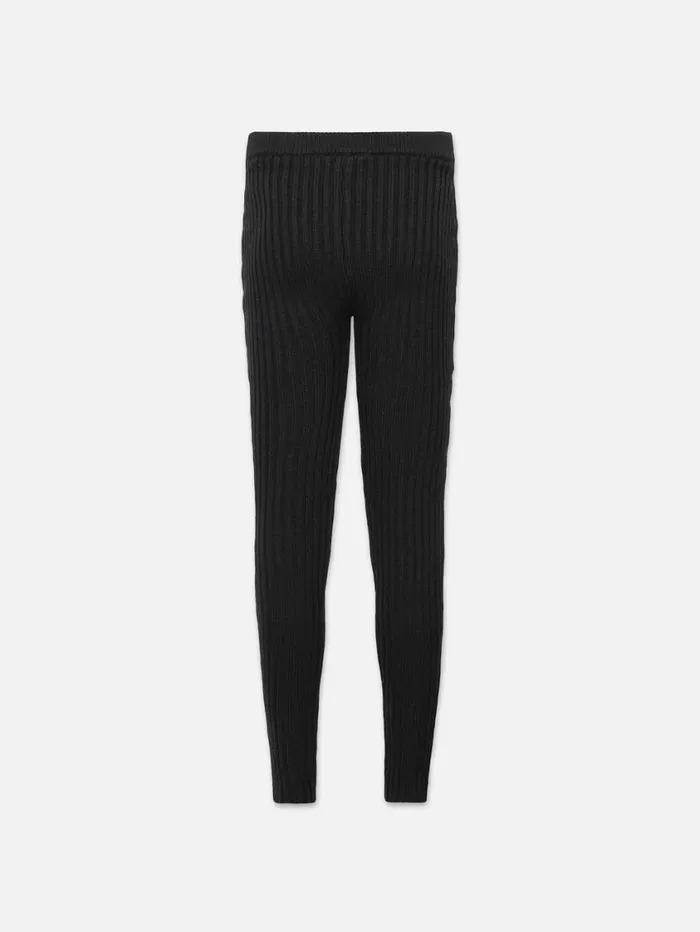 Women Pants FRAME Rib Legging 8212 Black Women Pants FRAME Rib Legging 8212 Black