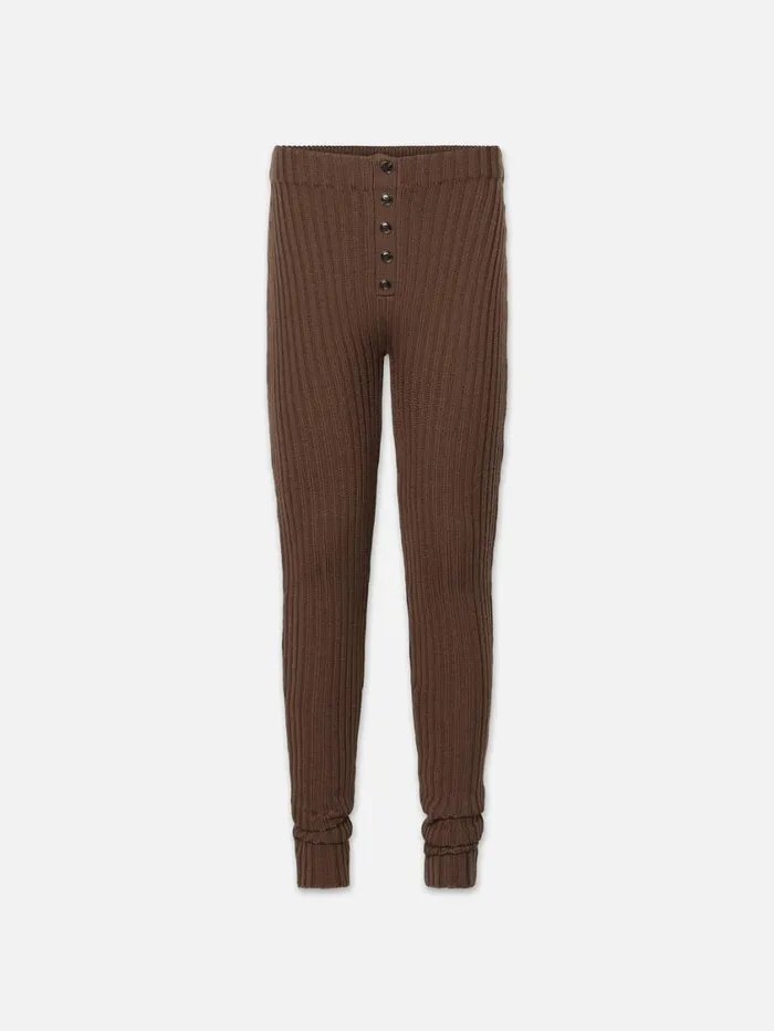 Women Pants FRAME Rib Legging 8212 Camel