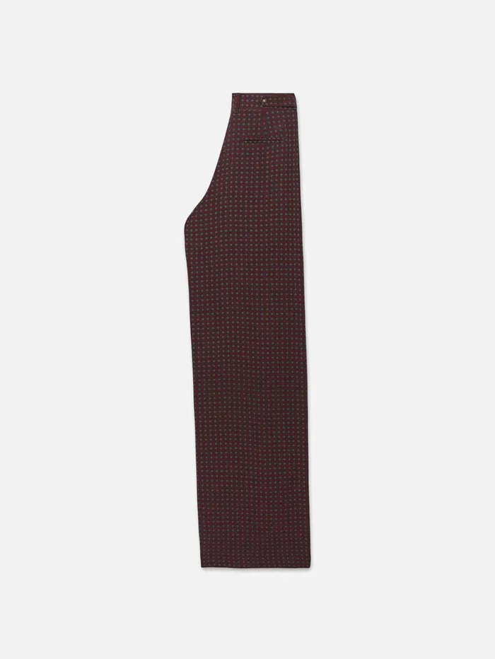 Women Pants FRAME Ritz Women039s Pleated Trouser 8212 Bordeaux Multi Women Pants FRAME Ritz Women039s Pleated Trouser 8212 Bordeaux Multi