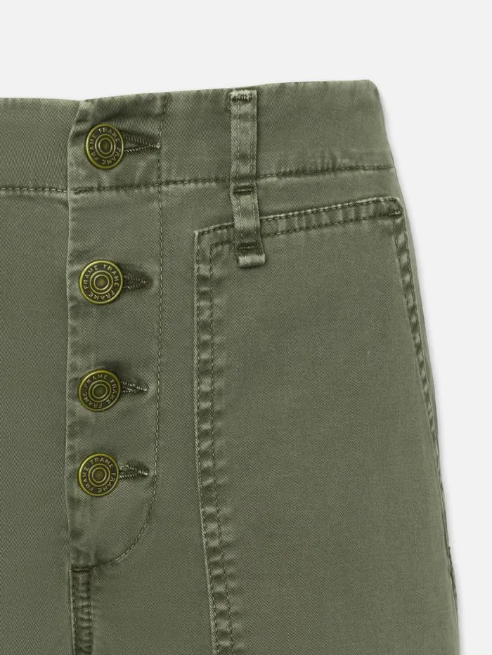 Women Pants FRAME The Utility Slim Stacked 8212 Washed Surplus Women Pants FRAME The Utility Slim Stacked 8212 Washed Surplus