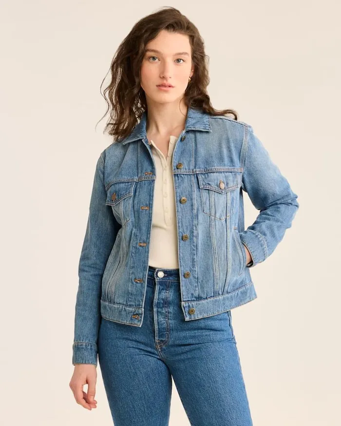 Women PASCO DENIMWOOL JEAN JACKET Pasco Pendleton Jackets and Coats
