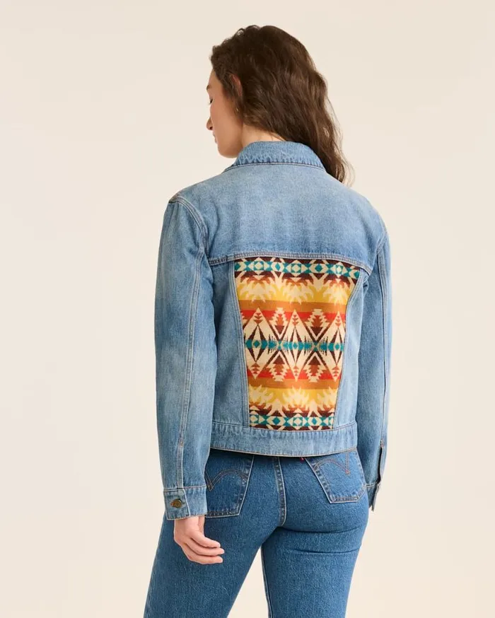 Women PASCO DENIMWOOL JEAN JACKET Pasco Pendleton Jackets and Coats