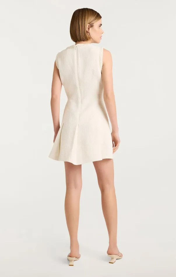 Women Pearl Sleeveless Nova Dress Ivory Cinq Sept Mini