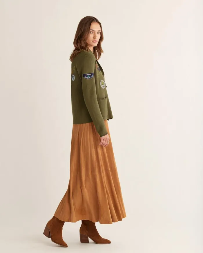 Women PENDLETON SOUVENIR CARDIGAN Dark Olive Pendleton Sweaters