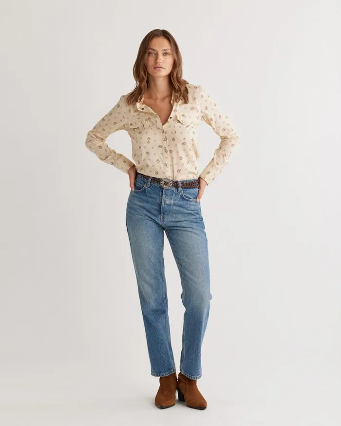 Women PRINTED GAMBLER SHIRT Sandshellbronze Multi Pendleton Shirts and Blouses Women PRINTED GAMBLER SHIRT Sandshellbronze Multi Pendleton Shirts and Blouses