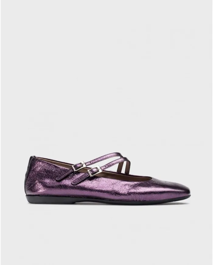 Women Purple EIDER Ballet Flat Wonders Flat Shoes