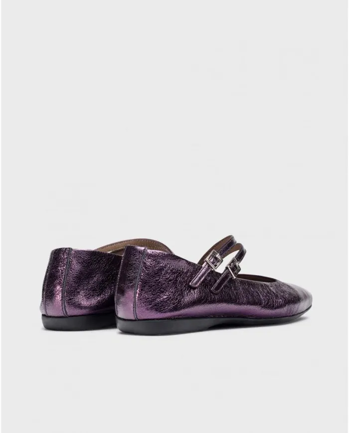 Women Purple EIDER Ballet Flat Wonders Flat Shoes