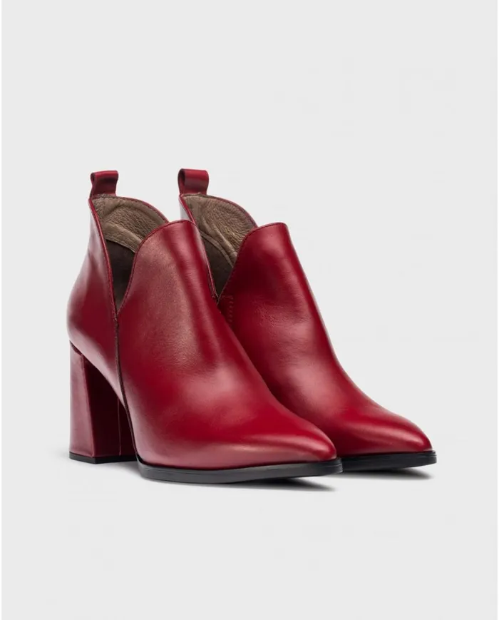 Women Red JULIETA Ankle Boot Wonders Ankle Boots