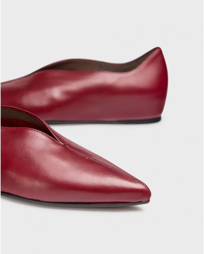 Women Red MARTINA Ballet Flat Wonders Flat Shoes