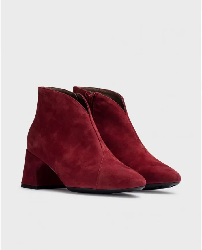 Women Red MONACO Ankle Boots Wonders Heels Women Red MONACO Ankle Boots Wonders Heels