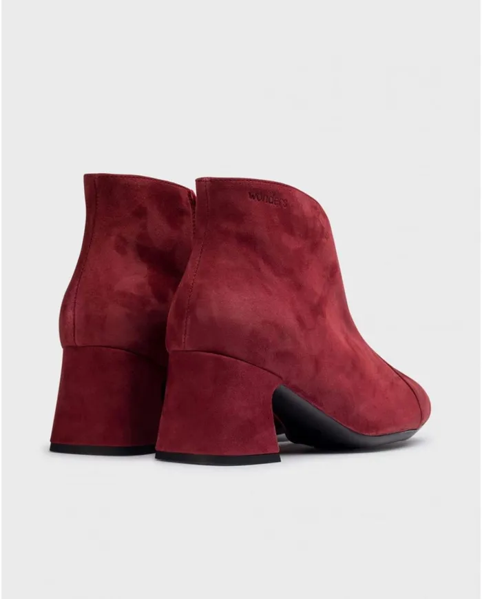 Women Red MONACO Ankle Boots Wonders Heels Women Red MONACO Ankle Boots Wonders Heels