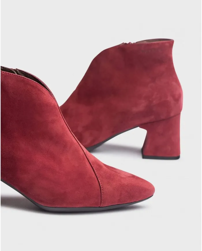 Women Red MONACO Ankle Boots Wonders Heels Women Red MONACO Ankle Boots Wonders Heels