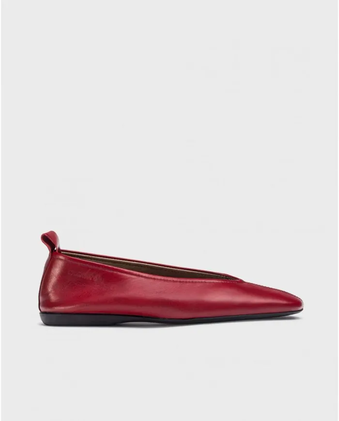 Women Red PEPA Ballet Pump Wonders Ballerinas