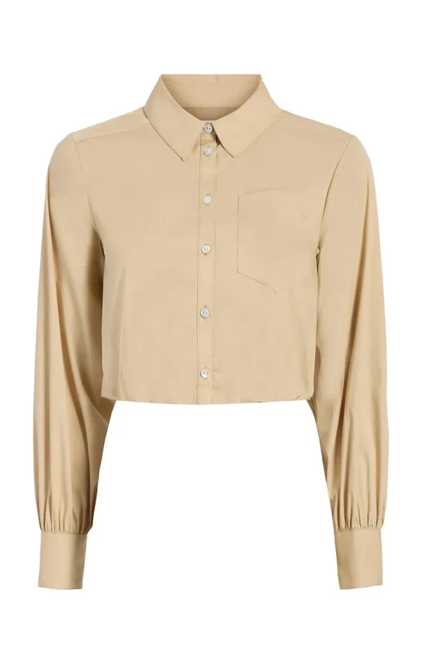 Women Reema Top Khaki Cinq Sept Long Sleeve Tops