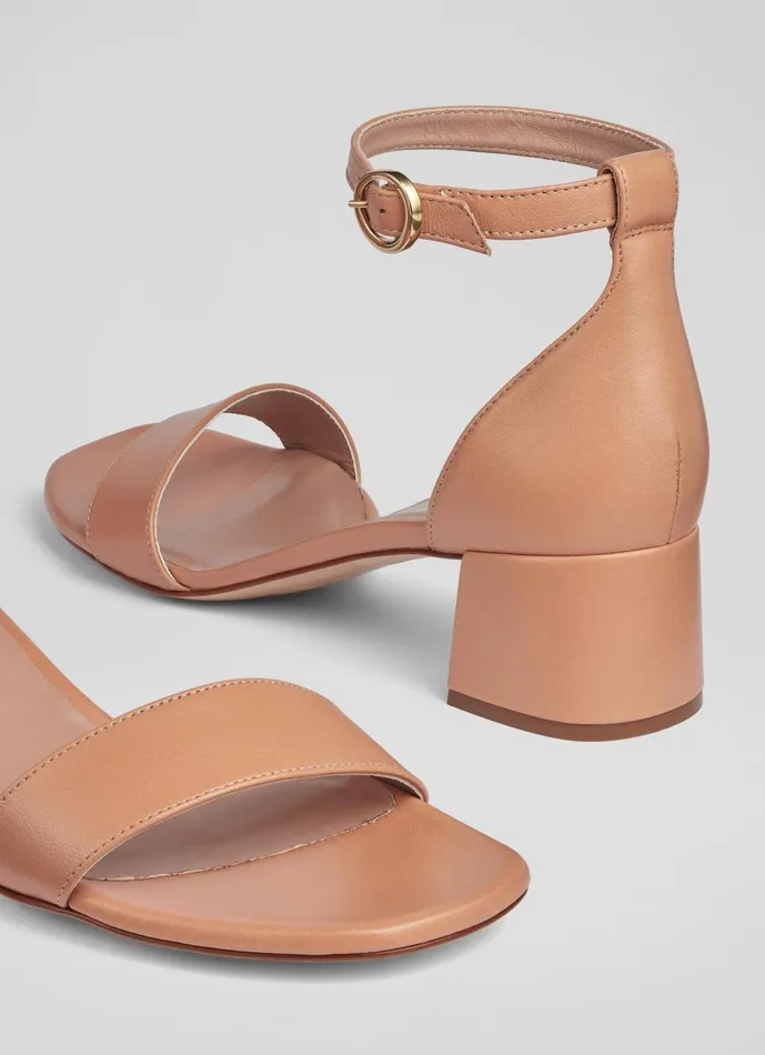 Women Sandals LKBennett Nanette Camel Leather Sandals Camel Women Sandals LKBennett Nanette Camel Leather Sandals Camel