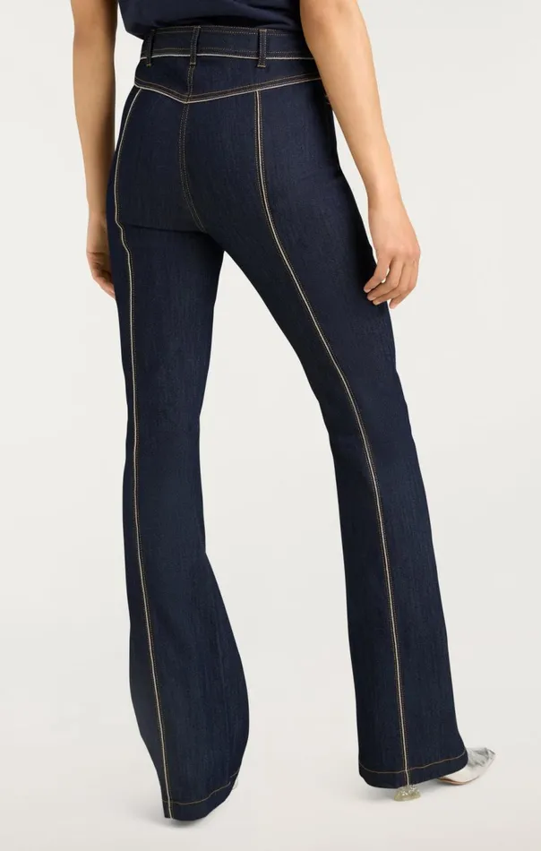 Women Santi Pant Indigo Cinq Sept Pants