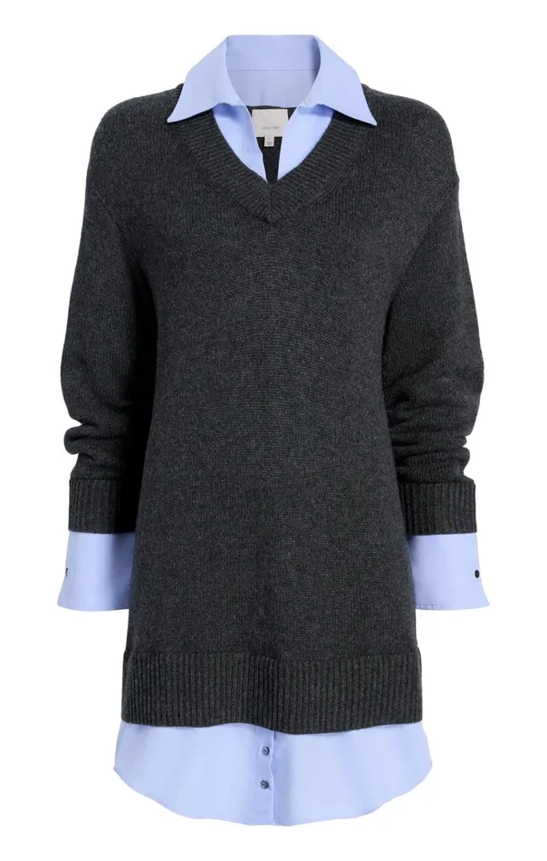 Women Santina Dress Charcoalraincloud Cinq Sept Mini