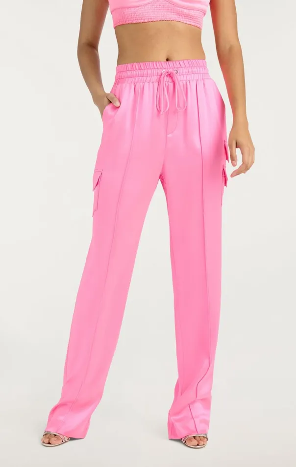Women Sarie Pant Electricpink Cinq Sept Pants