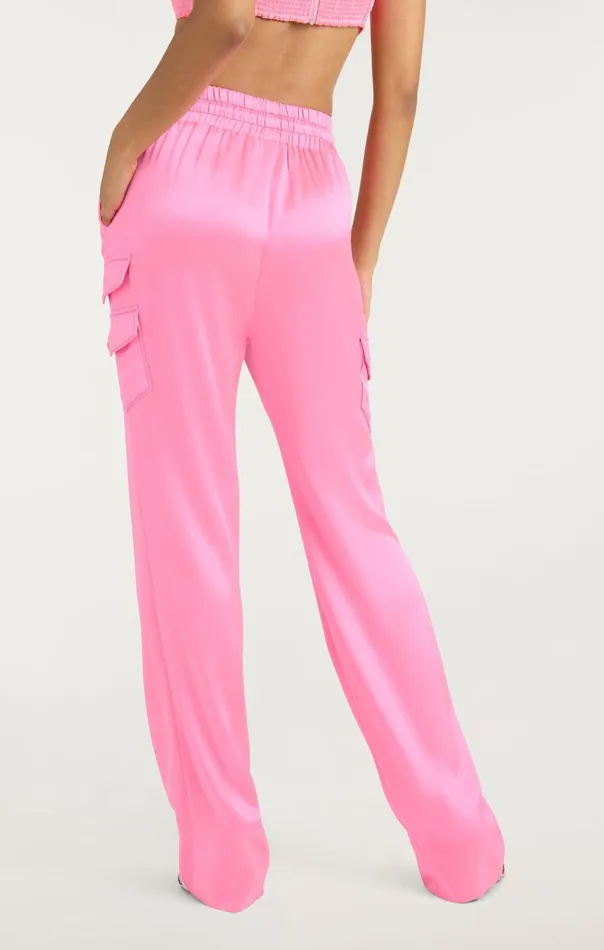 Women Sarie Pant Electricpink Cinq Sept Pants