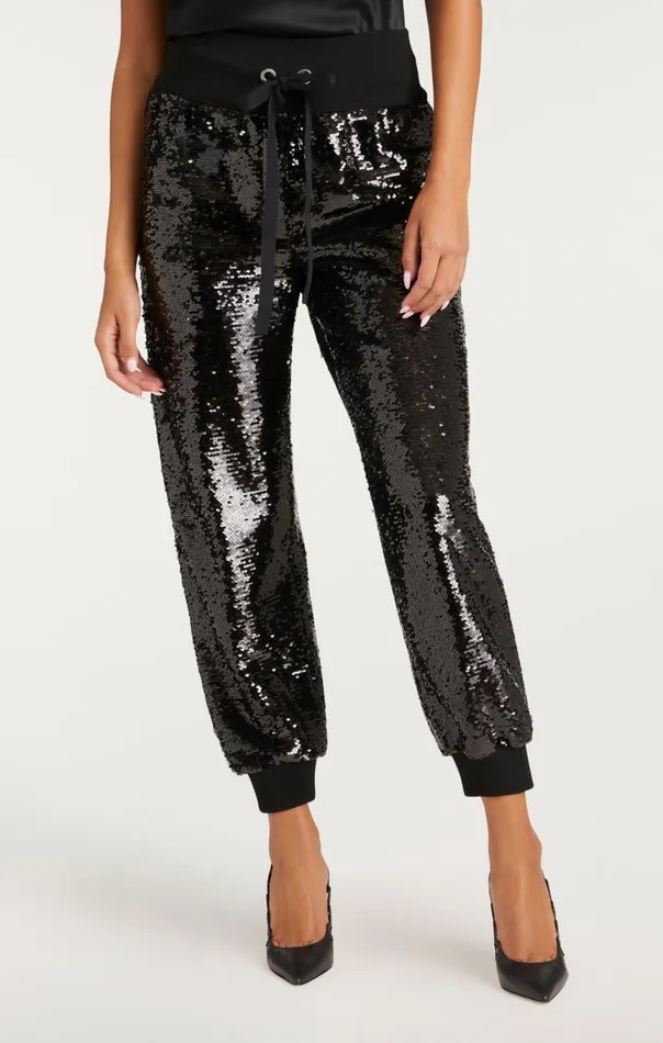 Women Sequin Giles Pant Sequinblack Cinq Sept Pants
