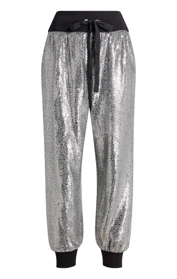 Women Sequin Giles Pant Silver Cinq Sept Pants