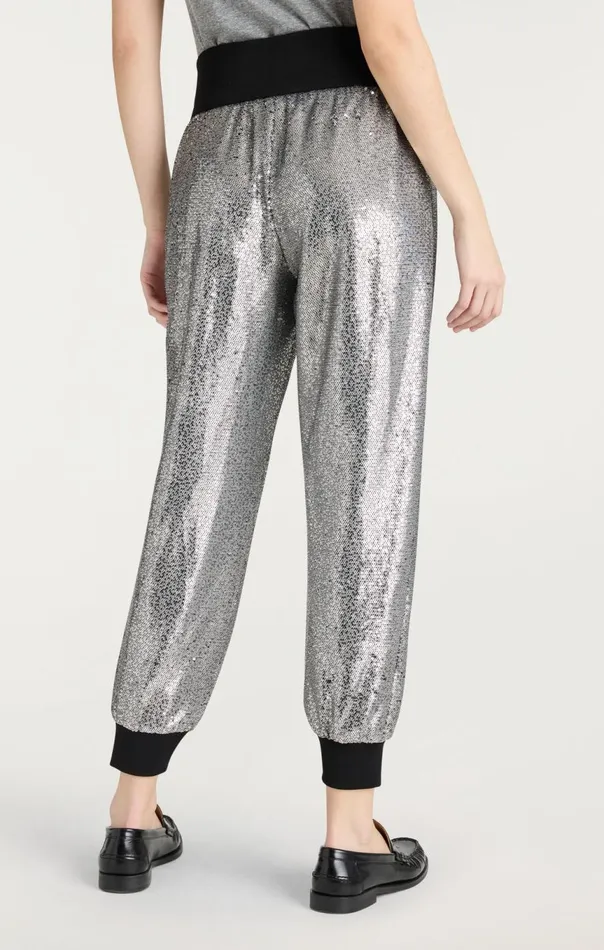 Women Sequin Giles Pant Silver Cinq Sept Pants