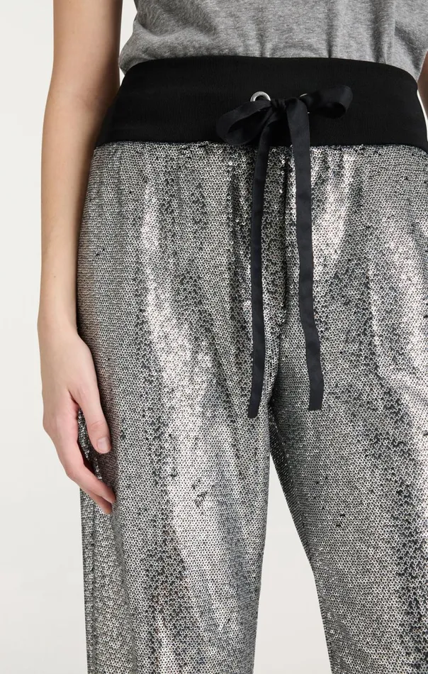 Women Sequin Giles Pant Silver Cinq Sept Pants