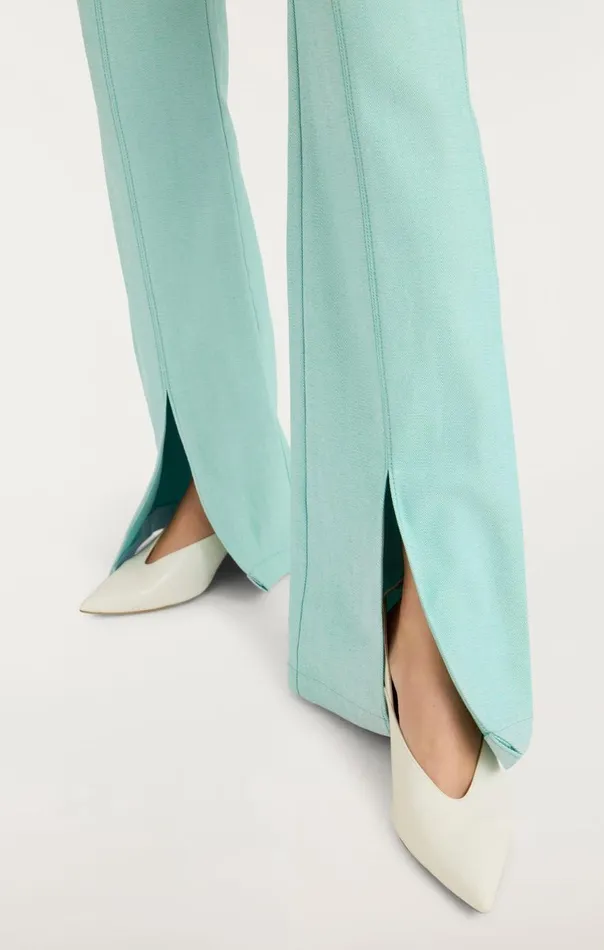 Women Shanis Pant Lightmarinegreen Cinq Sept Pants