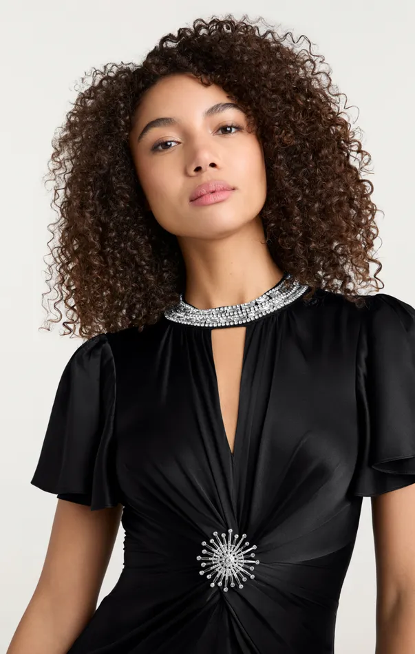 Women Sharma Dress Black Cinq Sept Midi