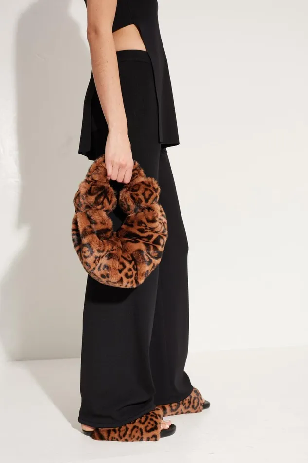 Women Simon Miller Bags Cheetah Faux Fur Lopsy Bag In Cheetah Scramble Women Simon Miller Bags Cheetah Faux Fur Lopsy Bag In Cheetah Scramble