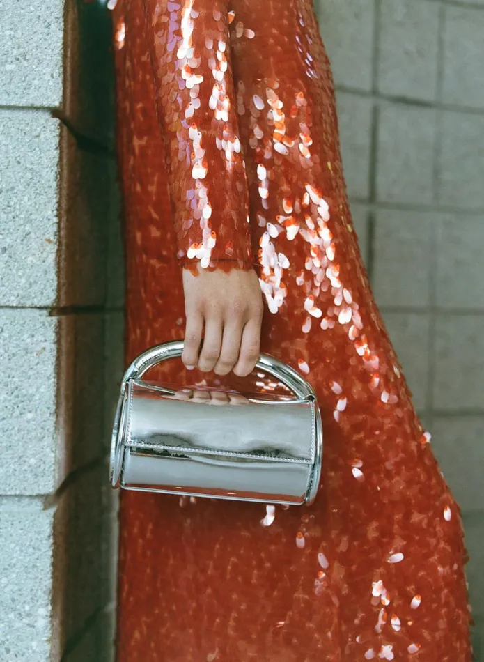 Women Simon Miller Bags Chrome Can Can Bag In Silver Women Simon Miller Bags Chrome Can Can Bag In Silver