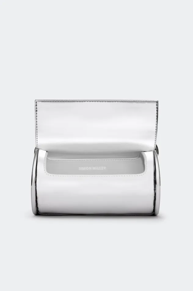 Women Simon Miller Bags Chrome Can Can Bag In Silver Women Simon Miller Bags Chrome Can Can Bag In Silver
