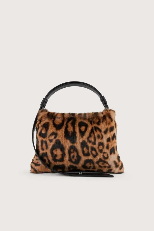 Women Simon Miller Bags Furry Mini Puffin In Cheetah Scramble