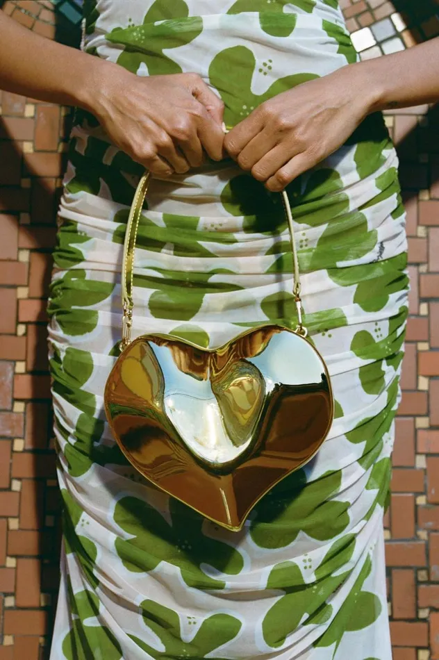 Women Simon Miller Bags Molded Heart Bag In Star Gold Women Simon Miller Bags Molded Heart Bag In Star Gold
