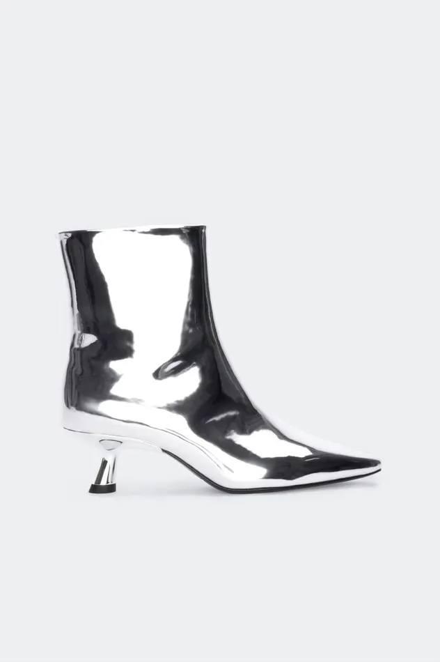 Women Simon Miller Boots Chrome Kuki Boot In Silver