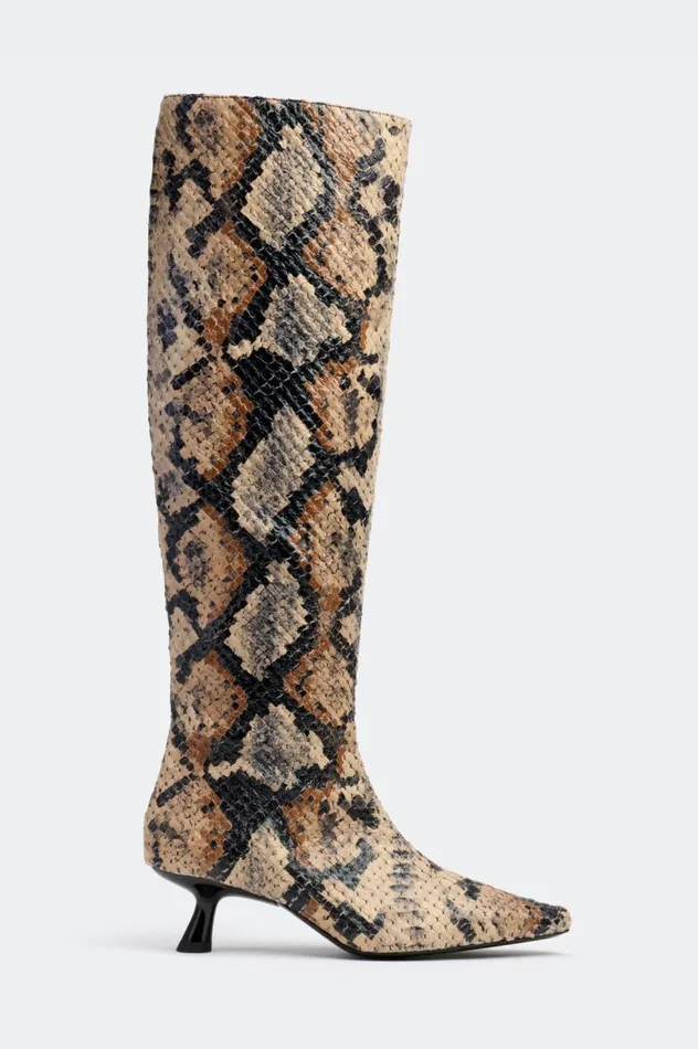 Women Simon Miller Boots Snake Tall Kuki Boot In Snake Print
