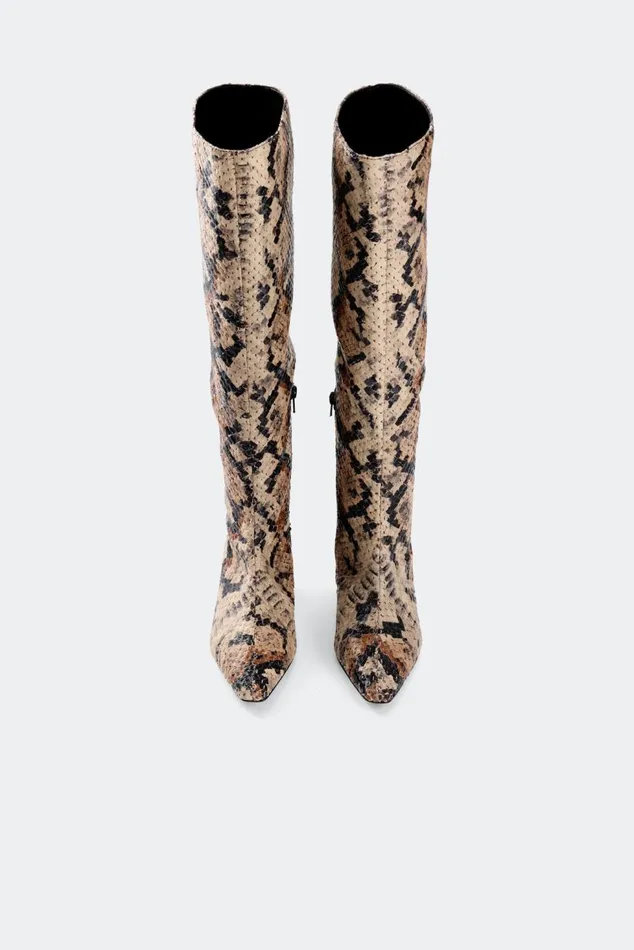Women Simon Miller Boots Snake Tall Kuki Boot In Snake Print Women Simon Miller Boots Snake Tall Kuki Boot In Snake Print