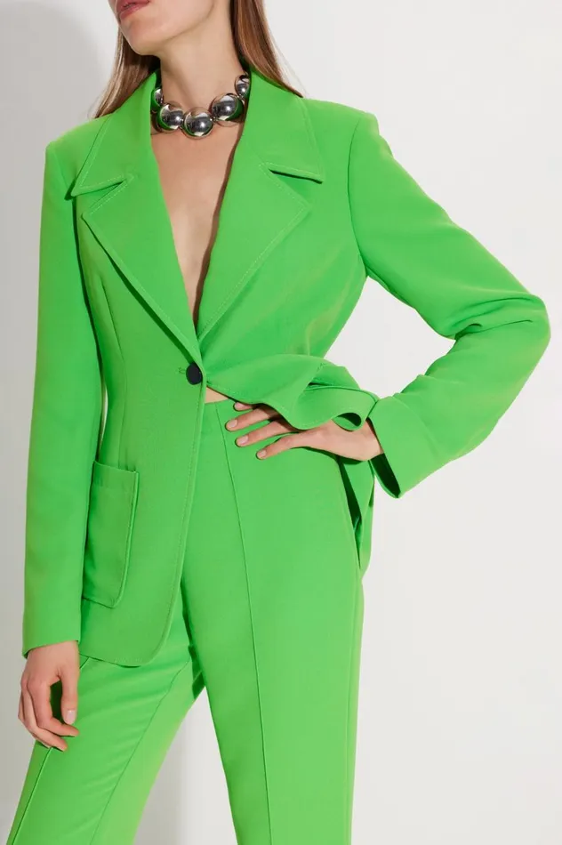 Women Simon Miller Bottoms Zypresse Crepe Pants In Gummy Green Women Simon Miller Bottoms Zypresse Crepe Pants In Gummy Green