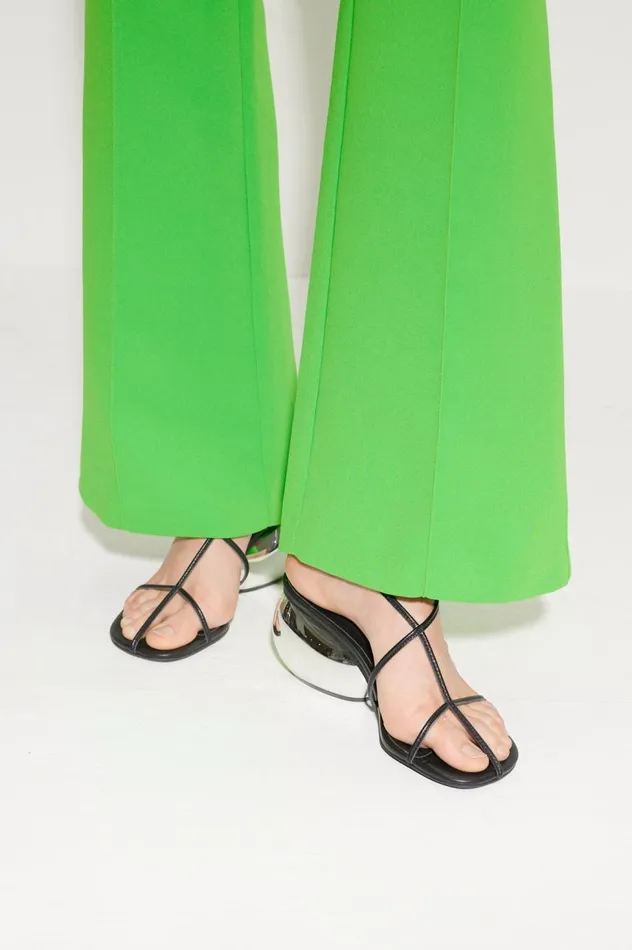 Women Simon Miller Bottoms Zypresse Crepe Pants In Gummy Green Women Simon Miller Bottoms Zypresse Crepe Pants In Gummy Green