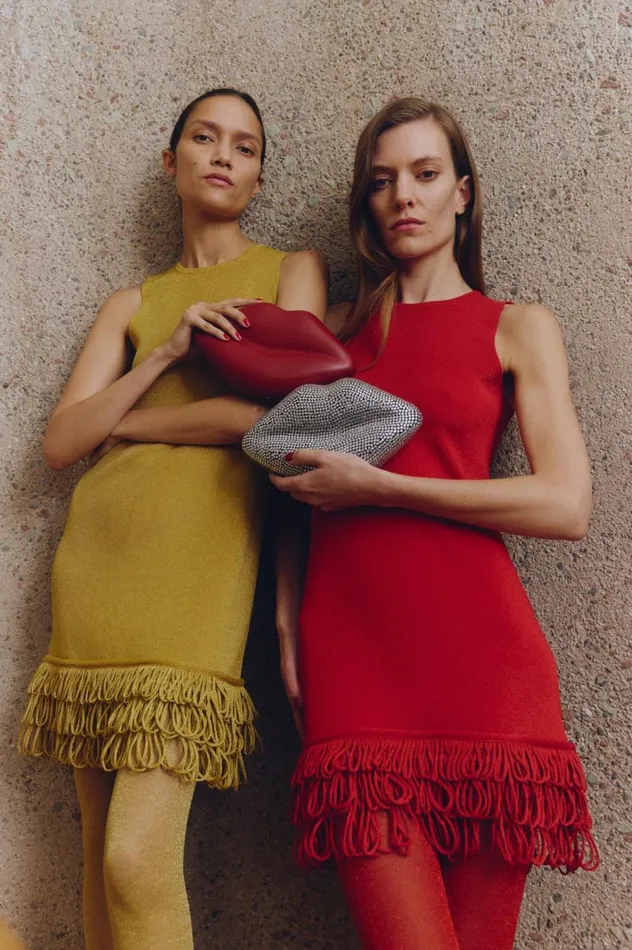 Women Simon Miller Dresses Albers Knit Mini Dress In Lucky Red Women Simon Miller Dresses Albers Knit Mini Dress In Lucky Red