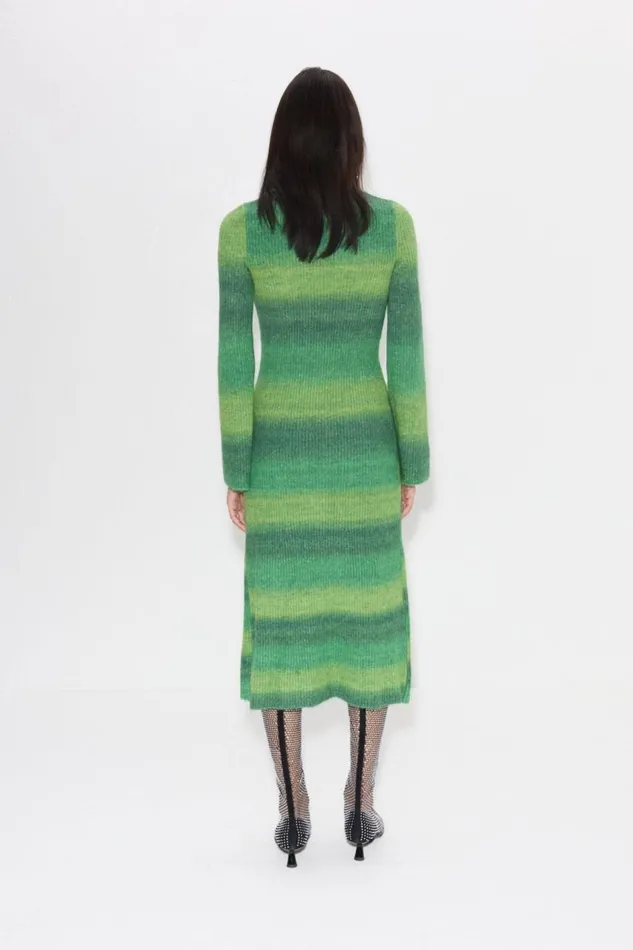 Women Simon Miller Dresses Axon Dress In Gummy Green Multi
