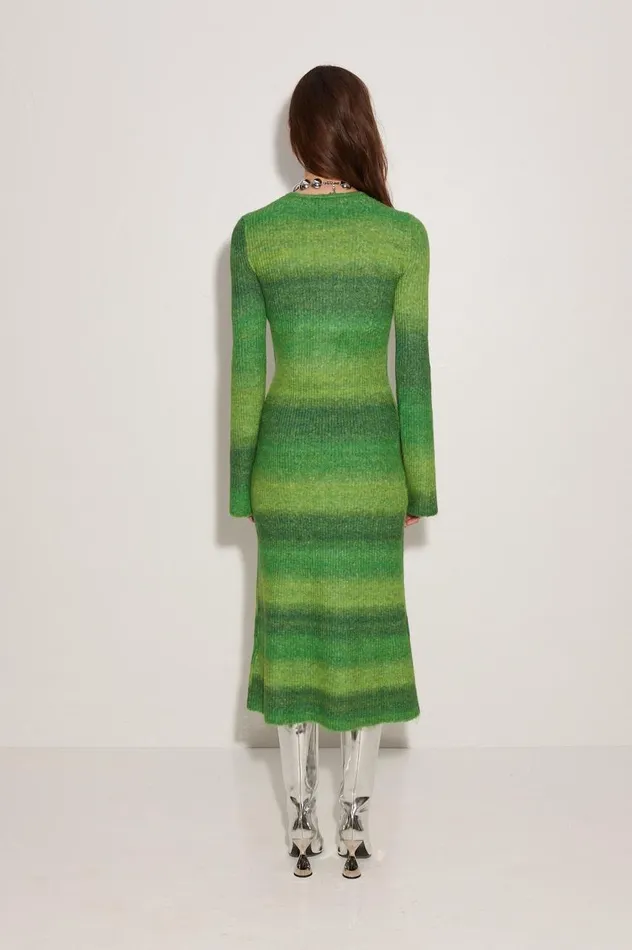 Women Simon Miller Dresses Axon Dress In Gummy Green Multi
