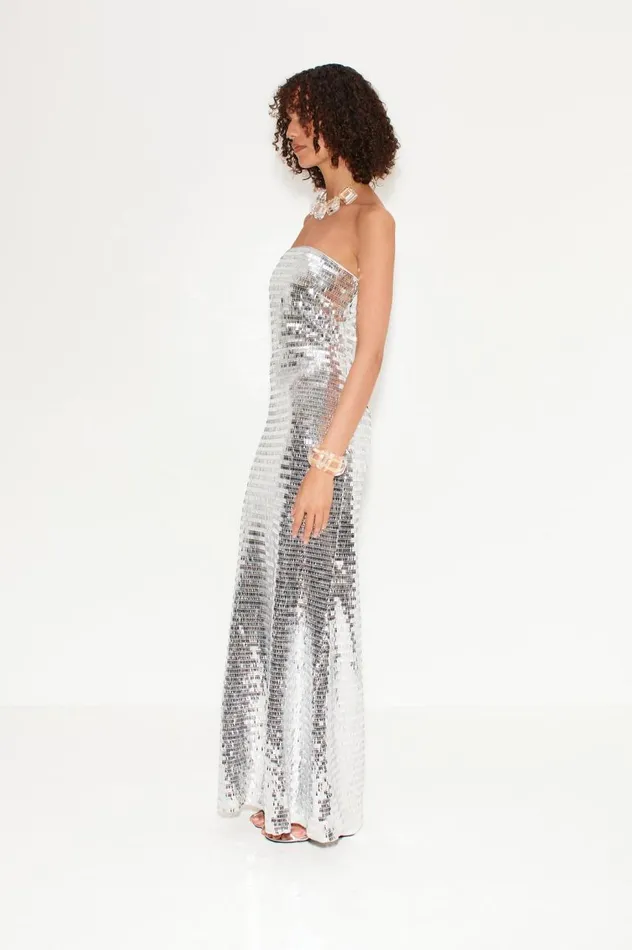 Women Simon Miller Dresses Sculpty Strapless Sequin Dress Women Simon Miller Dresses Sculpty Strapless Sequin Dress