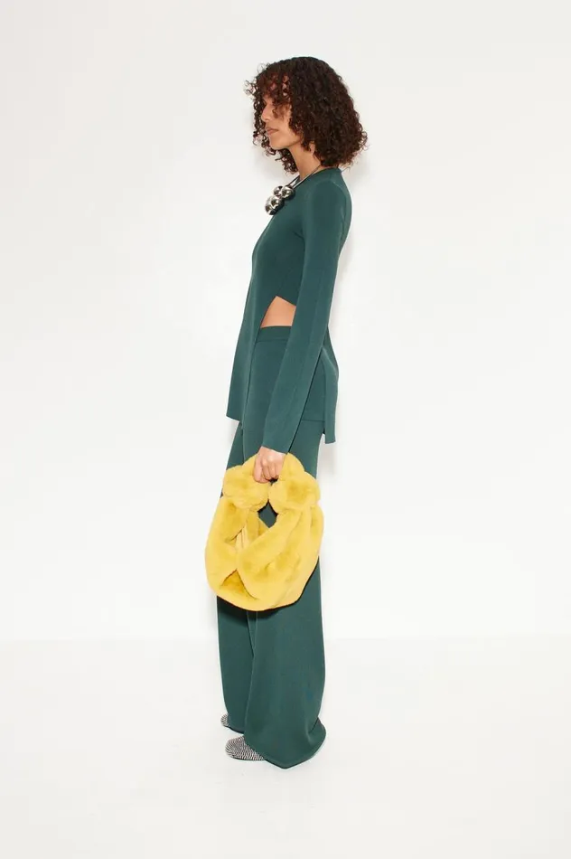Women Simon Miller Knitwear Knits By Canoga Long Sleeve Top In Fern Women Simon Miller Knitwear Knits By Canoga Long Sleeve Top In Fern